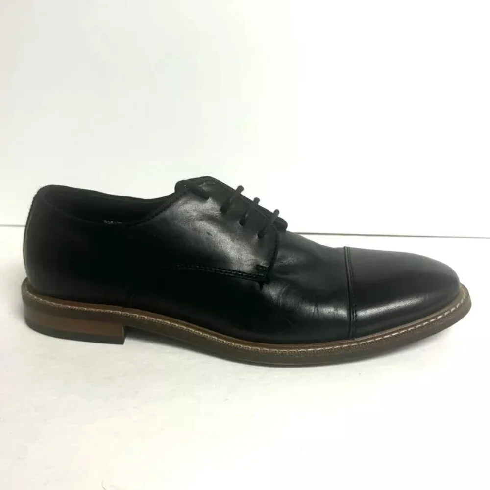 Vince Camuto Mens Lamson Oxford Black Size 9 M